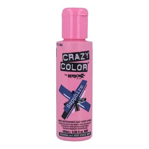 Tinta Semipermanente Safiro Crazy Color Nº 72 (100 ml)