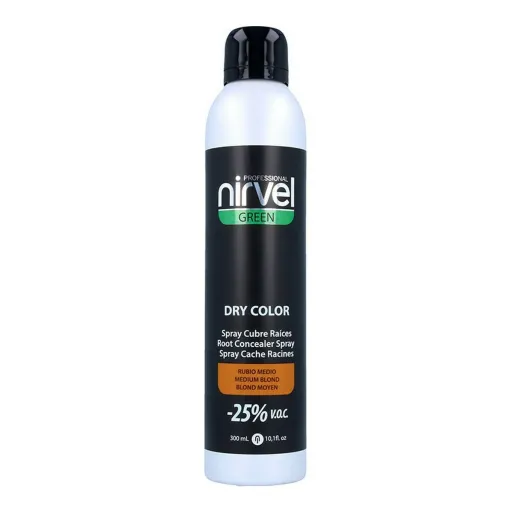 Spray para Cabelos Brancos Green Dry Color Nirvel Green Dry Louro Médio (300 ml)