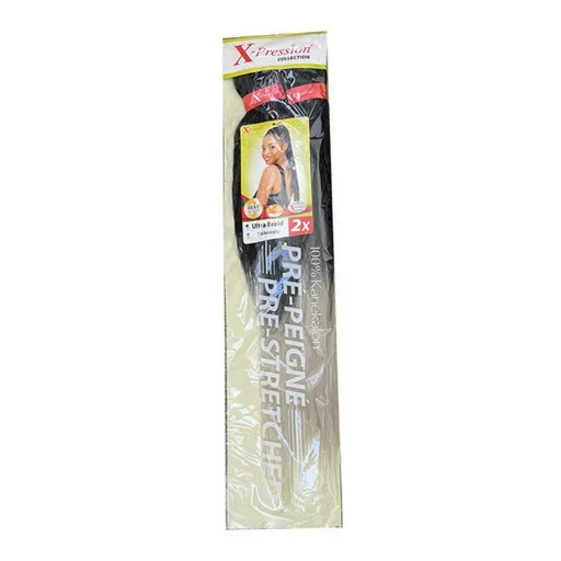 Extensões para o Cabelo Pre-Peigne X-Pression Nº T1B/Mattegray (1X2)