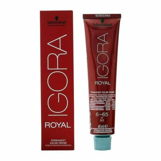 Tinta Permanente Schwarzkopf Igora Royal Nº 6-65 (60 ml)