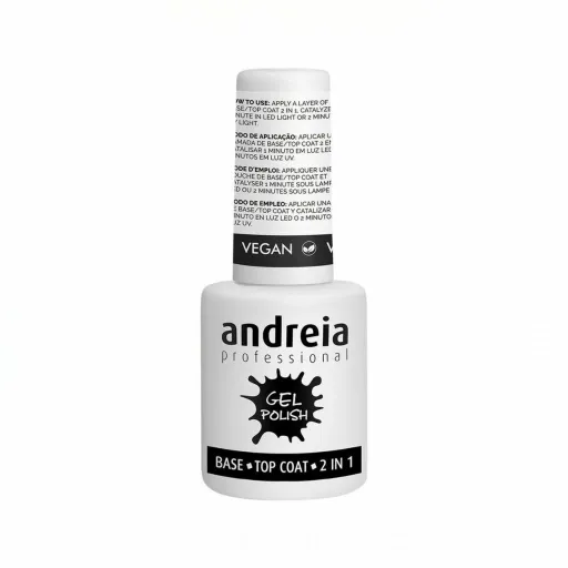 Verniz de Unhas Andreia Gel Polish Base Top Coat 2 em 1 (10,5 ml)