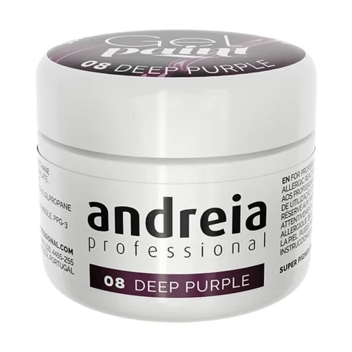 Verniz de Unhas em Gel Andreia Gel Paint 4 ml Roxo Nº 08