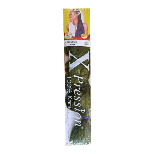 Extensões para o Cabelo X-Pression Pression Marsh Verde Sintético