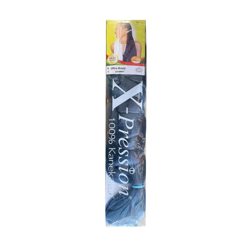 Extensões para o Cabelo X-Pression Pression Stormy Azul Sintético