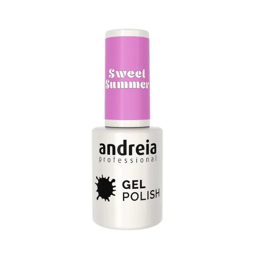 Verniz de Unhas em Gel Andreia Gel Polish 10,5 ml Rosa/Amora