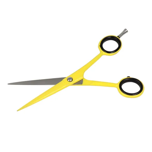 Tesoura para o Cabelo Zenish Professional 6" Amarelo Neon