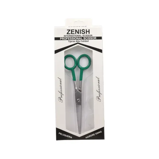 Tesoura para o Cabelo Zenish Professional 7" Verde