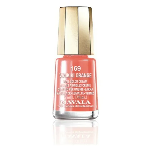 Verniz de Unhas Nail Color Cream Mavala 169-Waikiki Orange (5 ml)