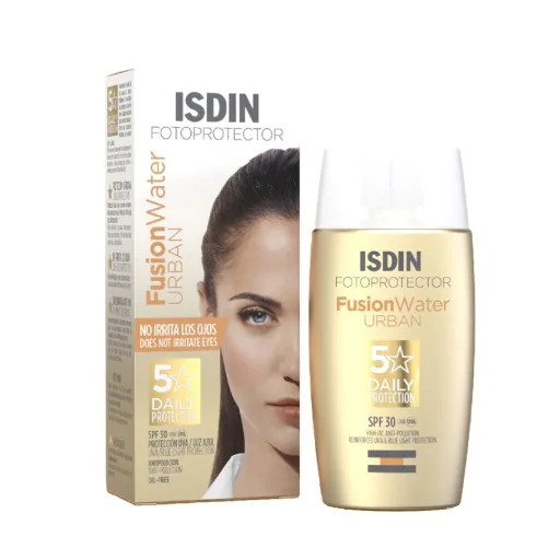 Protetor Solar Facial Isdin Fusion Water Urban Spf 30 50 ml