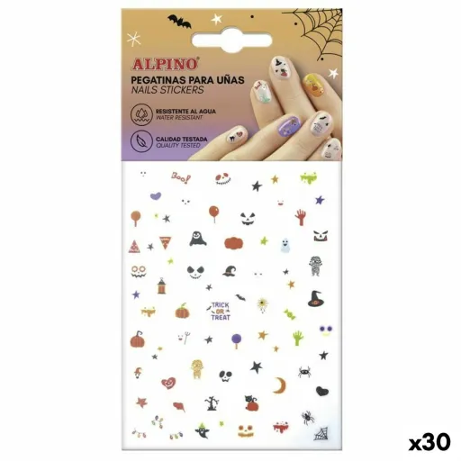 Autocolantes para Unhas Alpino Halloween (30 Unidades)