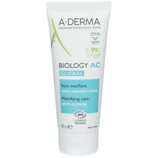 Creme de Dia A-Derma Biology Ac Global Soin Matifiant Anti-Imperfection