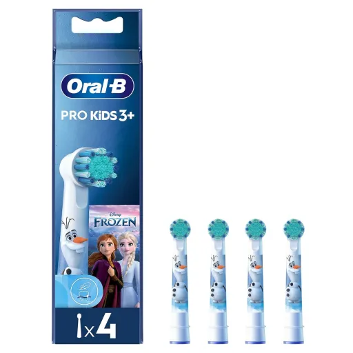 Cabeça de Substituição Oral-B EB10 4 FFS FROZEN II Azul/Branco 4 Unidades