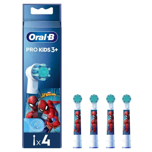 Recargas para Escovas de Dentes Elétricas Oral-B EB10 4 FFS SPIDERMAN