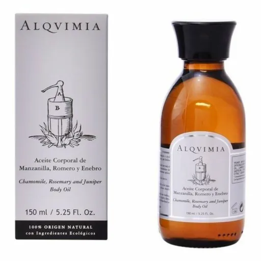 Óleo Corporal Alqvimia Camomila Zimbro Alecrim (150 ml)