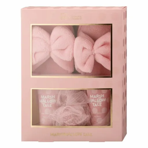 Conjunto de Banho Marsh Mallow Tale IDC Institute Cor de Rosa (3 pcs)