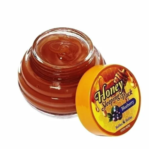 Máscara Hidratante de Noite Holika Holika Honey Sleeping Pack Mirtilo (90 ml)