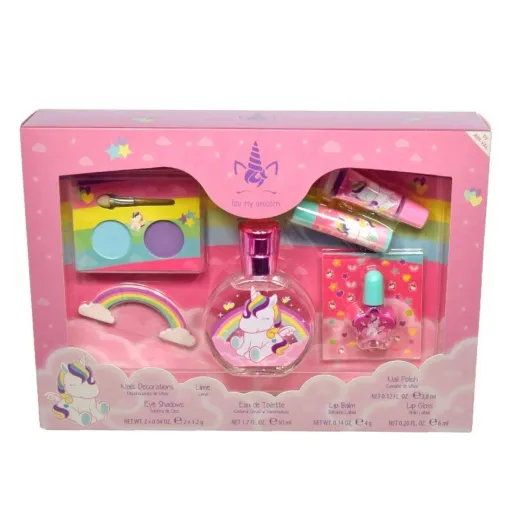 Conjunto de Perfume Infantil Eau my Unicorn 7 Peças