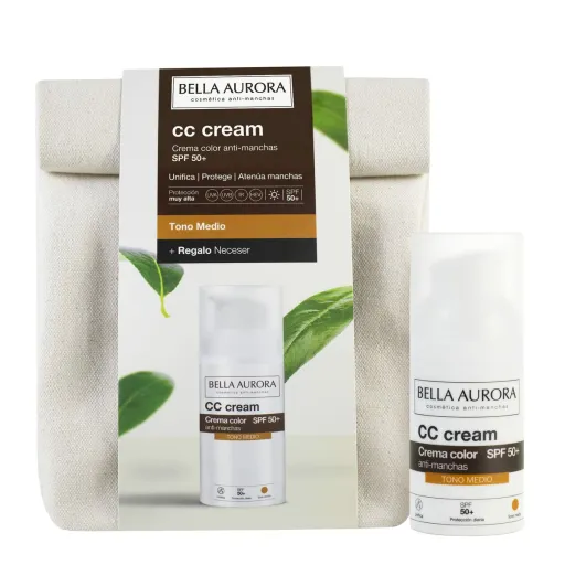 CC Cream Bella Aurora Tom Médio 30 ml 2 Peças