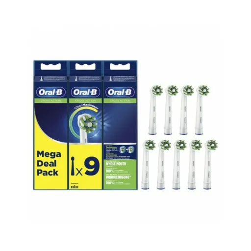 Cabeça de Substituição Oral-B EB 50-9FFS  9UD Branco Preto