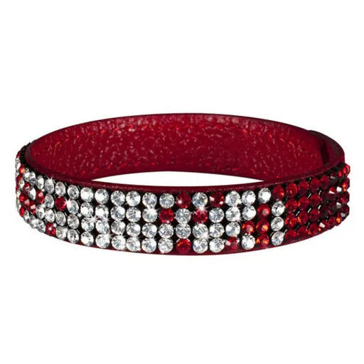 Pulseira Feminino Glamour GBR1-055 (21 cm) Vermelho Pele (18 - 19,5 cm)