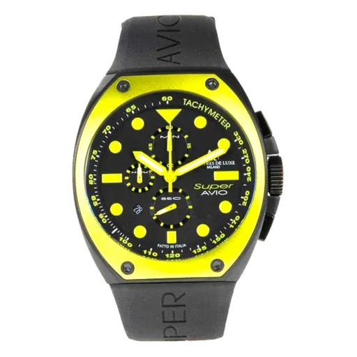 Relógio Masculino Montres de Luxe 09SA-BK-2003 (Ø 48 mm)