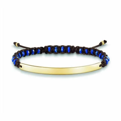 Pulseira Feminino Thomas Sabo LBA0056-892-32-L19v Azul Dourado Prata (16 - 19 cm)