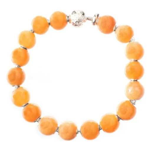 Pulseira Feminino Thomas Sabo KT0142-866-10-L17 Laranja 20 cm