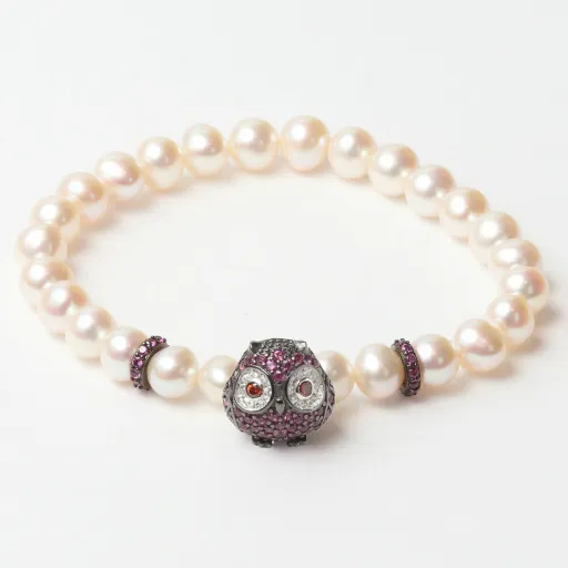 Pulseira Feminino Lancaster JLA-BR-OWL-5-WH 16 mm