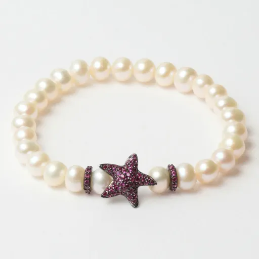 Pulseira Feminino Lancaster JLA-BR-STAR-5-WH 16 mm