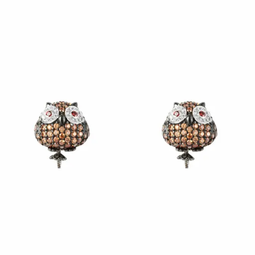 Brincos Femininos Lancaster JLA-EAR-OWL-4 1,2 cm