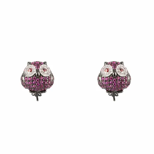 Brincos Femininos Lancaster JLA-EAR-OWL-5 1,2 cm