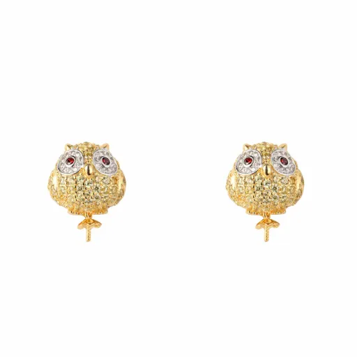 Brincos Femininos Lancaster JLA-EAR-OWL-6 1,2 cm