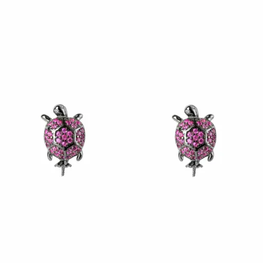 Brincos Femininos Lancaster JLA-EAR-TURTLE-5 1,2 cm