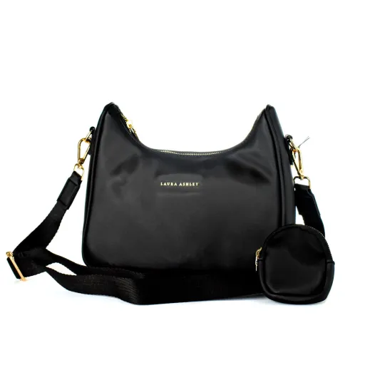 Bolsa Mulher Laura Ashley CLARENCE-NOIR Preto 25 x 20 x 10 cm