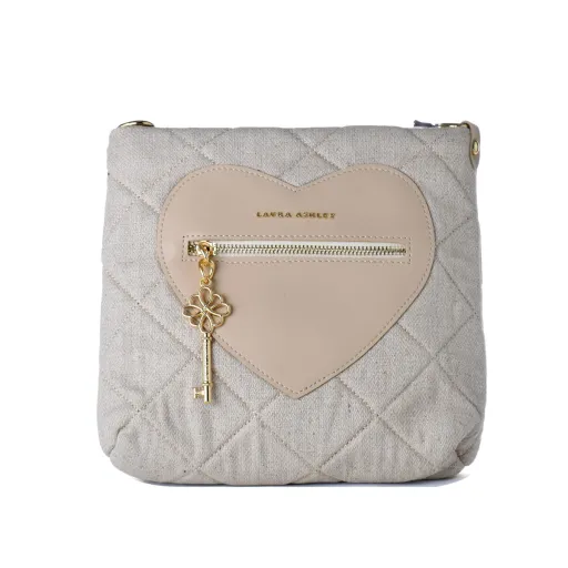 Bolsa Mulher Laura Ashley DIXIE-CREAM Cinzento 24 x 24 x 9 cm