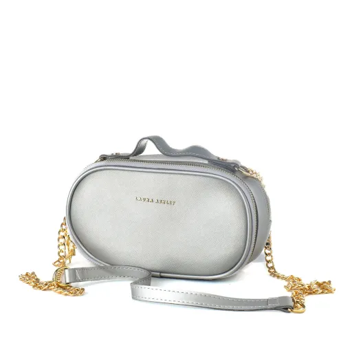 Bolsa Mulher Laura Ashley GRS-BPG Cinzento 23 x 12 x 9 cm