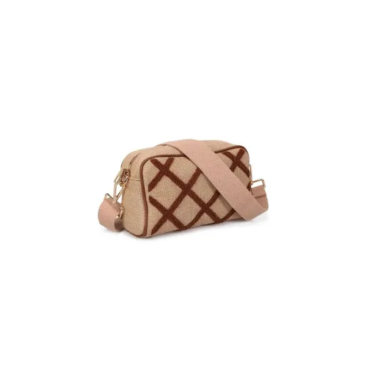 Bolsa Mulher Laura Ashley LENORE-QUILTED-TAN Castanho 23 x 15 x 9 cm