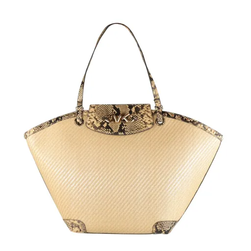 Bolsa Mulher Michael Kors 30T1GZYTT4W-NATURAL Castanho 26-56 x 38 x 13 cm