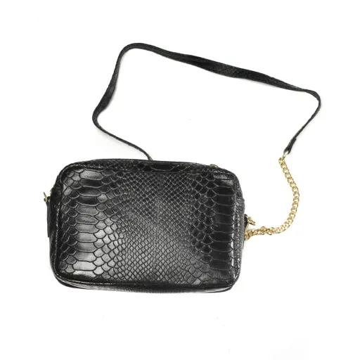 Bolsa Mulher 1987 by Abaco CLEO-NOIR Preto 19 x 13 x 8 cm