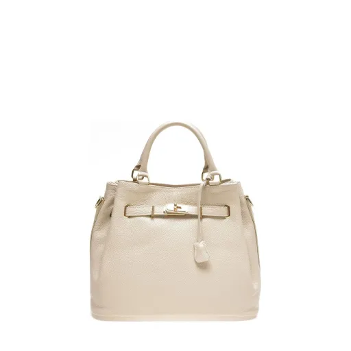 Bolsa Mulher Anna Luchini SS22-AL-1762-BEIGE Bege 36 x 29 x 17 cm