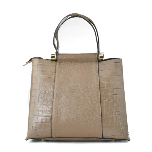 Bolsa Mulher Firenze Artegiani FA-3456-DF Castanho 28 x 25 x 13 cm