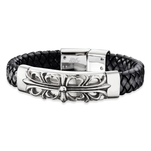 Pulseira Masculino Save Brave SBB-PARIS-BK-19 19 cm