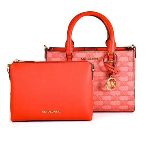 Bolsa Mulher Michael Kors CHARLOTE Vermelho 27 x 16 x 10 cm