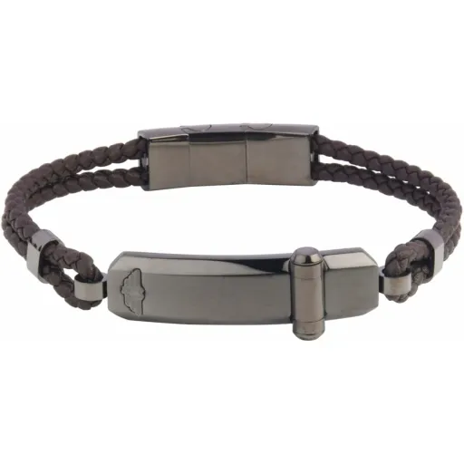 Pulseira Masculino Police PEAGB2211636 Couro 19 cm