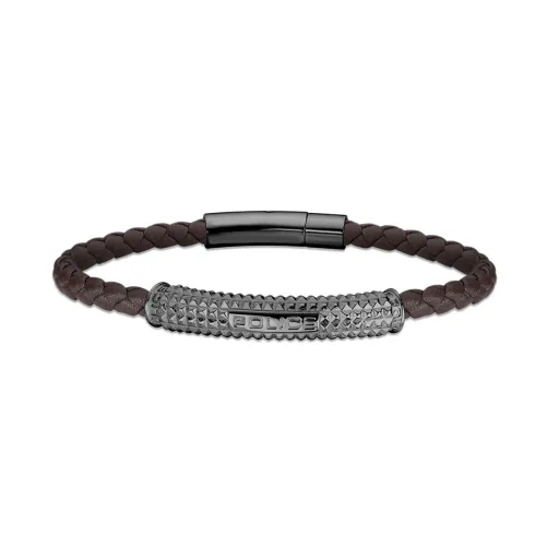 Pulseira Masculino Police PEAGB2214903 Couro 19 cm