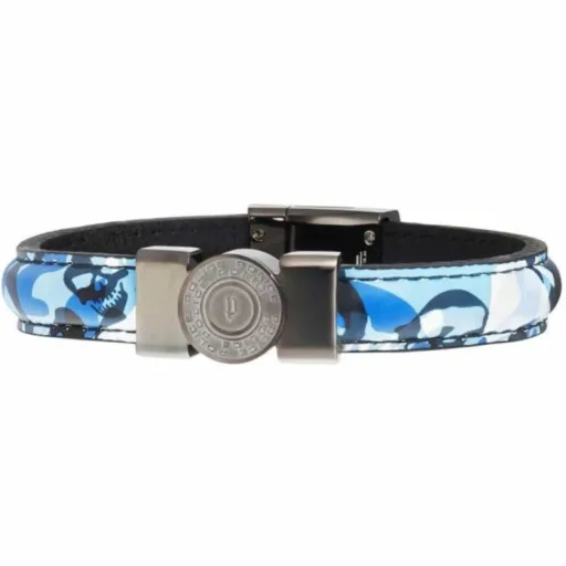 Pulseira Masculino Police PJ25556BLU.03-S Couro