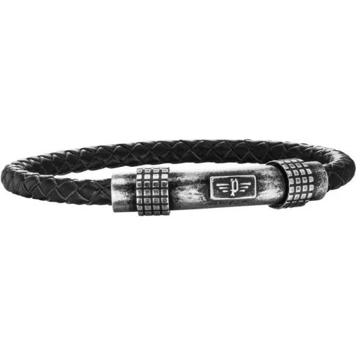 Pulseira Masculino Police S14ALB02B Couro 19 cm