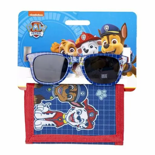 Conjunto de Óculos de Sol e Carteira The Paw Patrol 2 Peças Azul