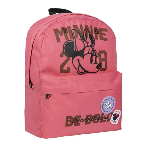 Mochila Casual Minnie Mouse Coral 32 x 4 x 42 cm