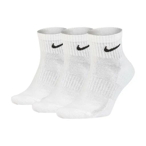 Meias de Desporto Nike EVERYDAY CUSHIONED SX7667 100 B Branco